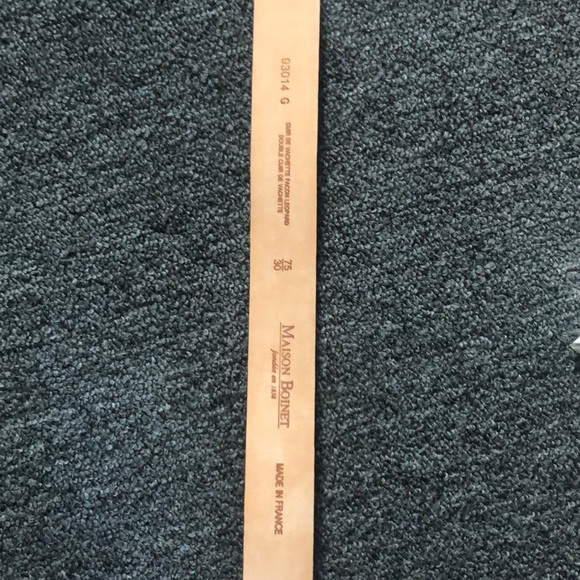 Brand new !!! Leapord calf skin belt main image 3